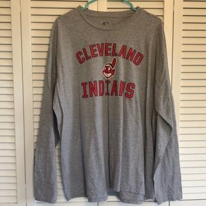 Mens Cleveland Indians Long Sleeve T-Shirt